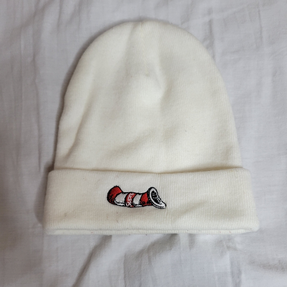 Supreme cat in the hat beanie